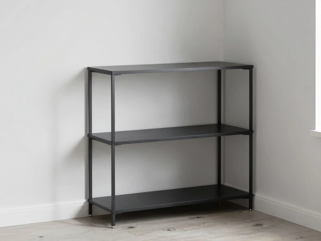 Space-saving corner shelf by Klixarunvor