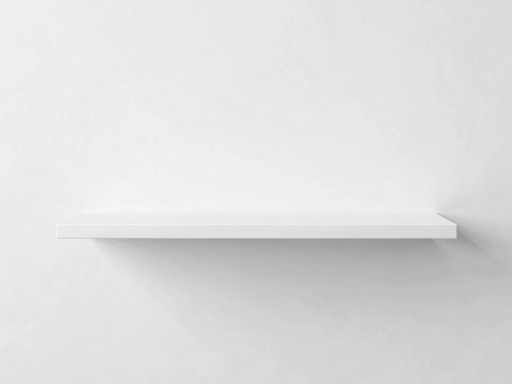 Minimalist floating shelf by Klixarunvor
